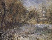 Pierre Renoir Snowy Landscape oil painting